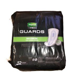 Depends for Mens Guard NEW Package 52 Ct